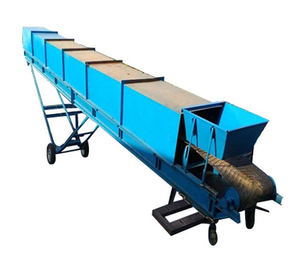 皮带输送机 链斗式输送机发货现场