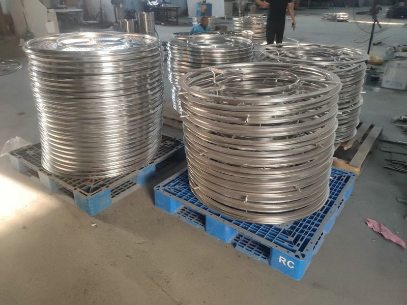 不锈钢超声波网架备货车间