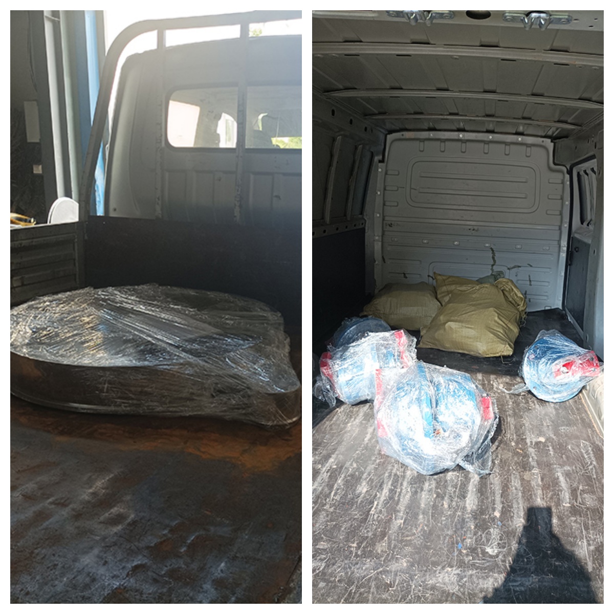 电机、密封圈、筛框等发货