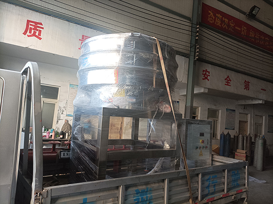 侧排振动筛+振动筛支架+控制柜一套发货