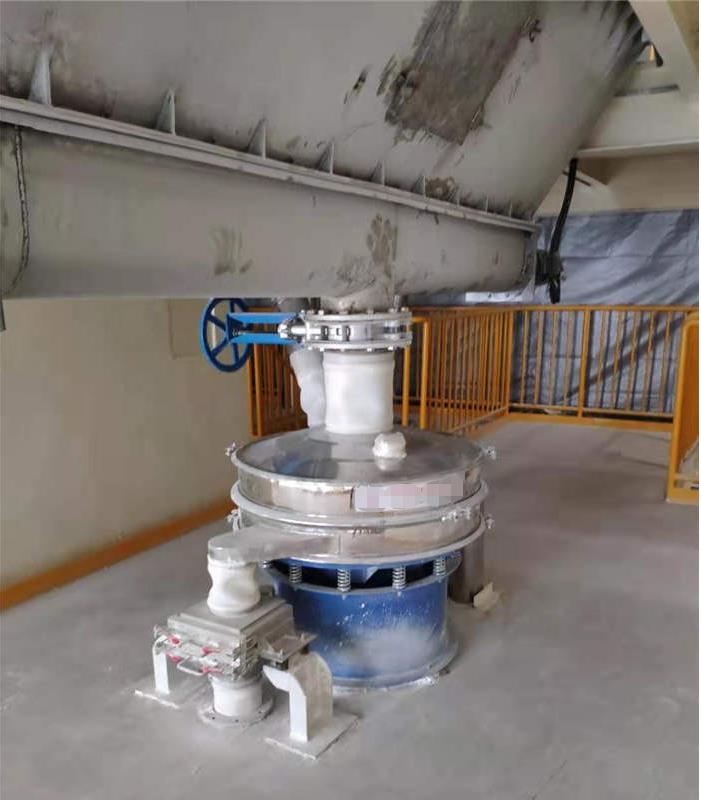 浙江某电池新能源产业使用我公司旋振筛