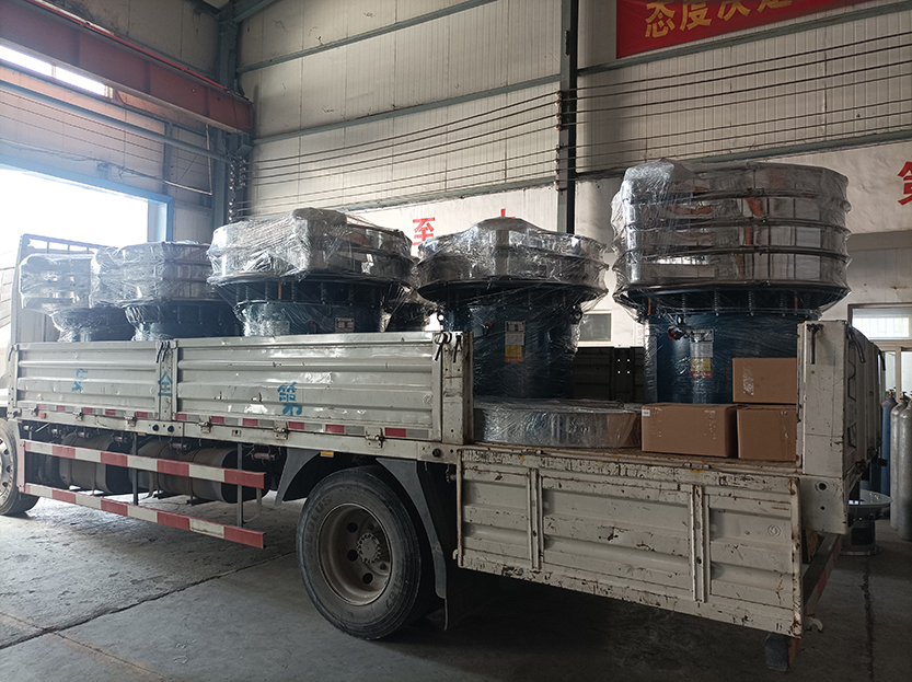 7台旋振筛加超声波系统发货