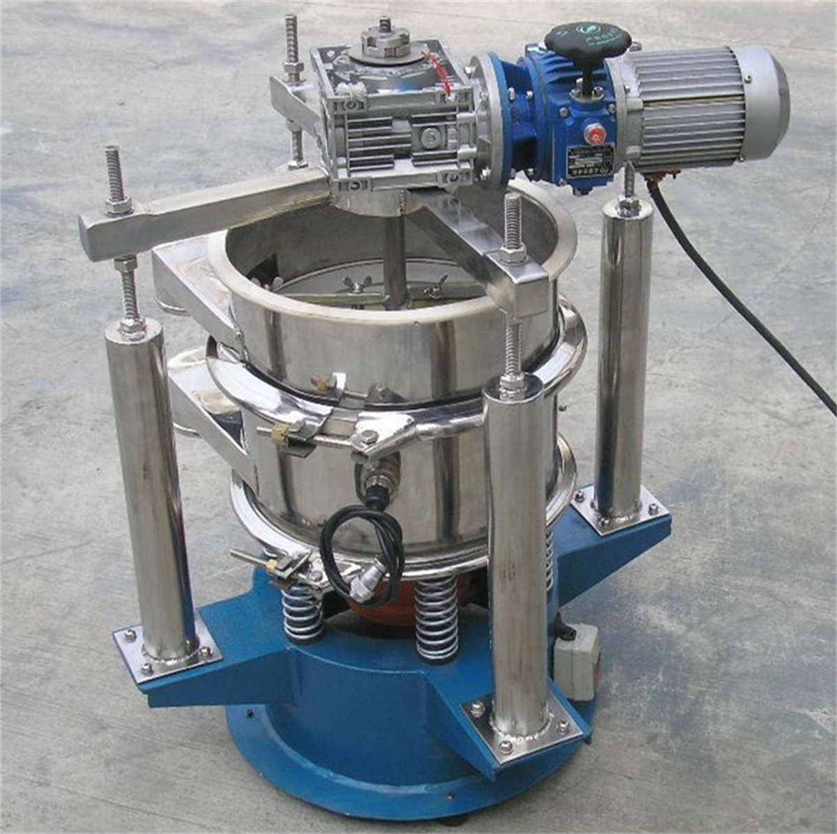 带刮板三次元旋振筛 强制筛